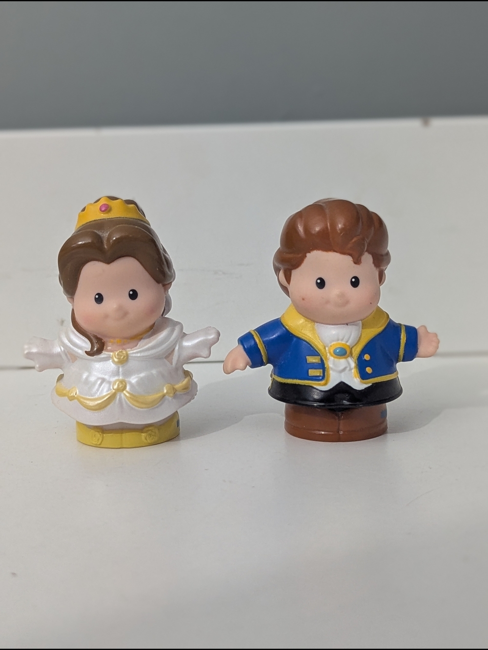 Little People Beauty & The Beast Princess Belle & Prince Adam Toy Set